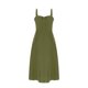 thumbnail image 5 of mfyjkho Vestidos de tallas grandes, Vestido gótico negro oscuro sin mangas para mujer, vestido largo con cordones para Halloween Vestidos para invitadas de boda para mujer s, 5 of 6