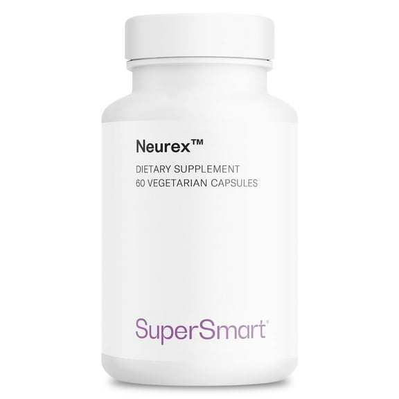 SuperSmart Neurex (Advanced Formula) - High Potency Brain Supplement - with Ginkgo Biloba, Bacopa Monnieri, GPC, Huperzine A | Non-GMO & Gluten Free - 60 Vegetarian Capsules