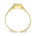 thumbnail image 5 of Finest Gold 10K Yellow Gold CZ Toe Ring, 5 of 5