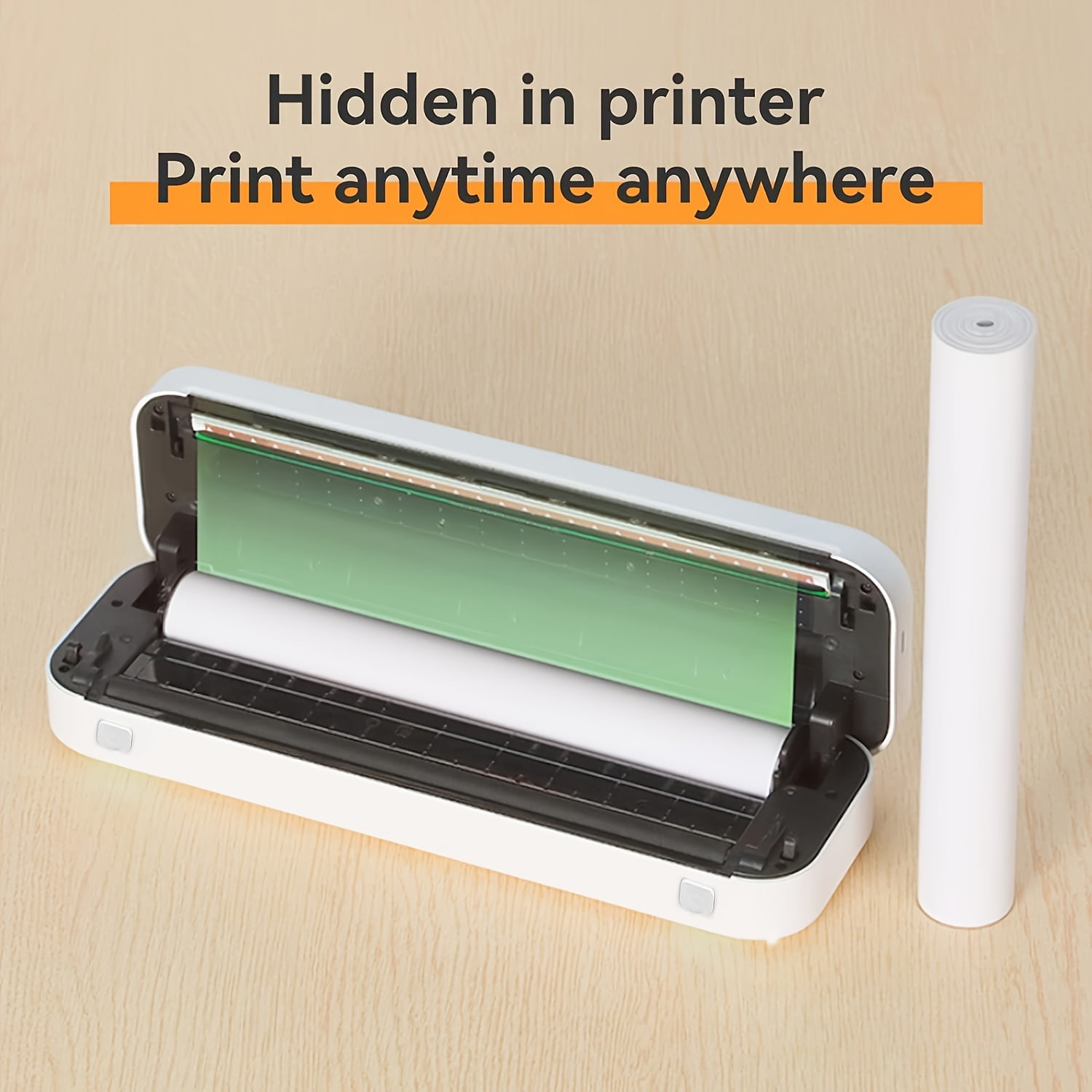 A4 Quick-Dry Thermal Paper for Portable Printer, Thicker Brighter And The Font Is Clearer to Make The Printing Quality Better, 3/6 Rolls, Multipurpose Thermal Paper for Thermal Printer