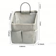 thumbnail image 7 of SWAEAZR 2 Pack Small Wall Hanging Organizer Bag, Hanging Storage Basket with Pockets, Wall Organizer Waterproof Bin for Kitchen, Bathroom, Bedroom, Office, Courtyard, RV Camper, 7 of 7