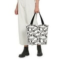 thumbnail image 4 of KLL Tote Bag for Women Beach Print Shopping Grocery Reusable Bags for Office School Shopping Travel, 4 of 6