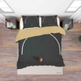 thumbnail image 2 of 3D Aerial View Basketball Court Quilt Cover Set Bedding Set Duvet Cover, 2 of 3