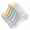 Multicolor, variant on 6 Pairs Socks for Women, Ankle Running Socks Cotton Breathable Soft Thin Stretchy, Anti-blister Thick Cushioned Wicking Odor Resist Athletic Sports Low Cut Socks with Tab