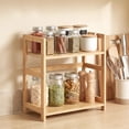 thumbnail image 1 of SONGMICS Estante para Especias de 2 Niveles, Estantería de Cocina para Encimera, Beige, 1 of 8