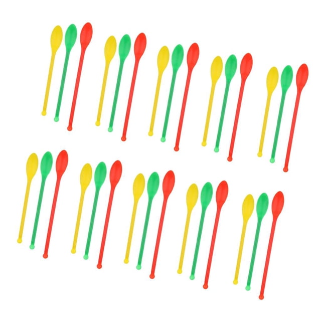Mini cucharas de laboratorio Macarena de Plástico 30 Piezas para Degustación de alimentos