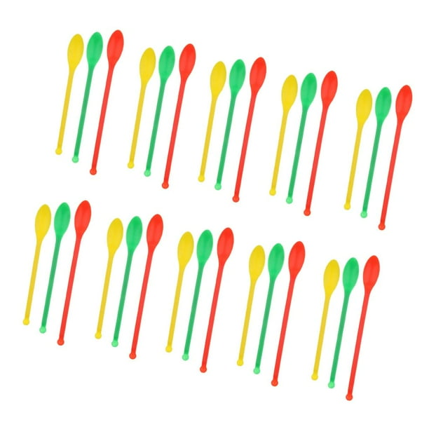 Cucharas de plástico Yotijar Mini cucharas pequeñas de laboratorio 3 Piezas