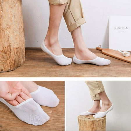 

Qazqa Breathable Ice Silk Socks Mens Fashion Cotton Ice Silk Soft Non-Slip Thin Sports