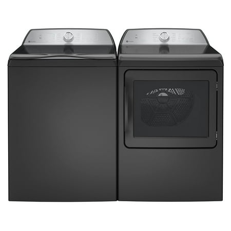 GE Profile - 5.0 Cu Ft High Efficiency Smart Top Load Washer with Smarter Wash Technology, Easier Reach & Microban Technology - Diamond Gray