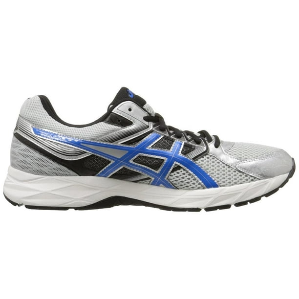 Mortal Vergonzoso Activar Asics Men's Gel-Contend 3 Silver / Electric Blue Black Ankle-High Running  Shoe - 7M - Walmart.com