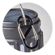 PIC Portable Solar LED Lantern Bug Zapper, Electronic Insect Killer, Black, 2 Pack