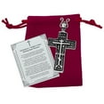 thumbnail image 2 of Old Believer Soldiers Cross, Large Sterling Silver Pectoral (No Chain), 2 of 5