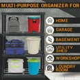 thumbnail image 4 of Juggernaut Storage 56 Inch 4 Shelf Plastic Utility Shelving Storage Unit, 4 of 6