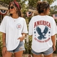 thumbnail image 4 of Comfort Colors America Shirt, 250th Anniversary Tee, Patriotic Western Shirt, 250 Years of Freedom T-Shirt, Fourth of July Shirt, 4 of 4