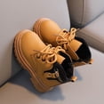 thumbnail image 4 of fvwitlyh Boys Boots Toddler Work Boots Size 8 Toddler Boys And Girls Booties Little Kid Shoes Short Boots Casual Kids outside Winter Boots, 4 of 5