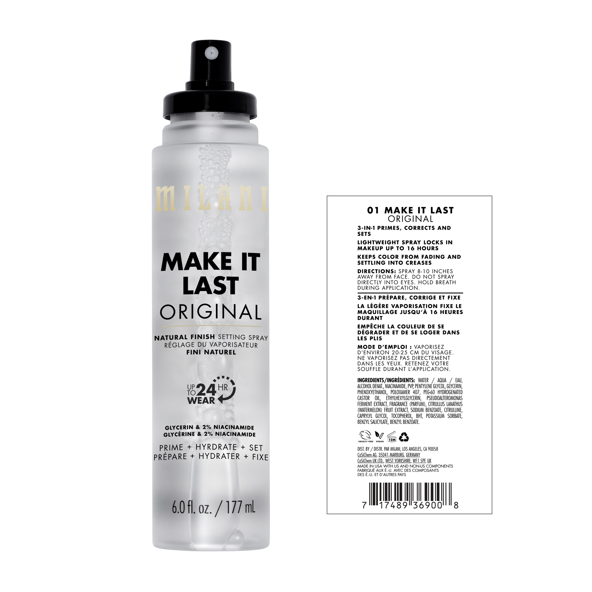 Milani Make It Last XL Setting Spray, 6 fl oz photo 6