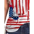 thumbnail image 4 of DYMADE Women Independence Day Tops Printed Classic Sleeveless Halter Cami Tank, 4 of 4