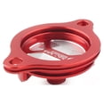 thumbnail image 5 of NS Oil Filter Cover Cap for Honda CRF250R 04-09 CRF250X 04-17 Billet Aluminum Red, 5 of 10