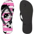 thumbnail image 3 of GZHJMY Flip Flops Slippers Cute Cats Stripes Sandals for Beach Summer Shower Women Men Boy Girl Kid Summer Slippers, 3 of 5