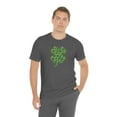 thumbnail image 6 of Leopard Shamrock Shirt | Lucky Four Leaf Clover Shirt | Saint Patricks Day Shirt | Unisex Jersey Short Sleeve Tee, 6 of 10
