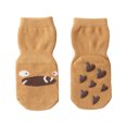 thumbnail image 1 of B91xZ Unisex Low Cut Socks Non Slip Grip Socks Half Cushion Crew Socks,Orange 1-3 Years, 1 of 5