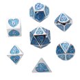 thumbnail image 2 of Juego de Dados Poliédricos de Metal de 7 Piezas Sunnimix D4 D6 D8 D10 D12 D20 Juego de dados poliédricos, 2 of 6