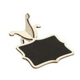 thumbnail image 4 of 15 Pack Mini Place Cards with Easel Stand - Wood Rectangle Small Chalkboard Signs for Wedding, Birthday Parties, Table Numbers, Food Signs and Special Event Decoration,15 x mini chalkboards signs, 4 of 6