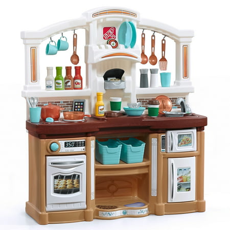 Step2 Fun with Friends Kids Play Kitchen with 38 Piece Accessory (Best Step 2 Kitchen)