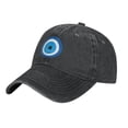 thumbnail image 2 of LNWH Baseball Cap, Adjustable Size for Running Workouts and Outdoor Activities All Seasons, Blue Devil Eye - Black, 2 of 8