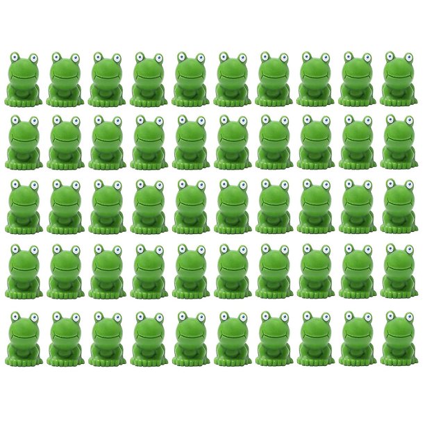 Nuevas figuras de mini ranas de resina mejoradas, figuras en miniatura de rana verde, figuras de micro ranas, pequeñas figuras de ranas lindas