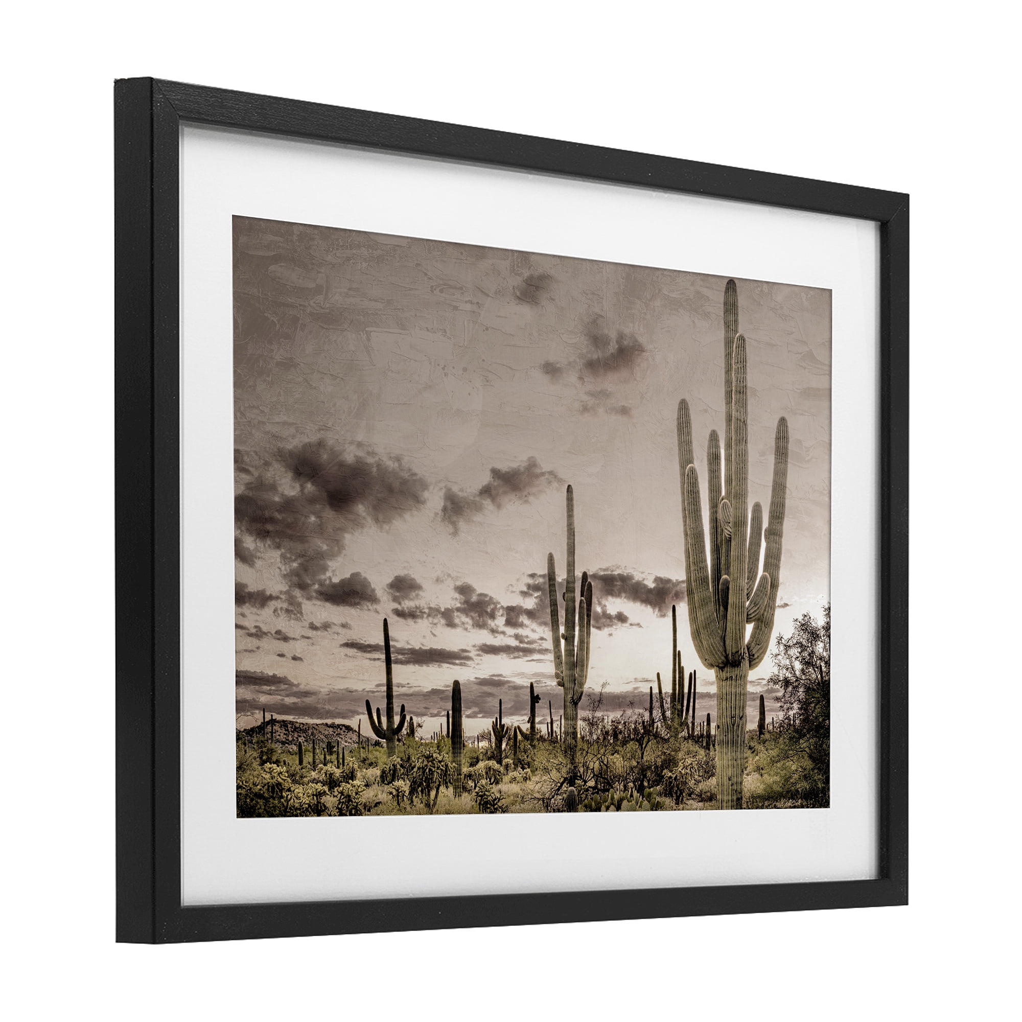 Stupell Industries Desert Sky Wilderness Black Framed Print Under Glass, design by Kim Allen