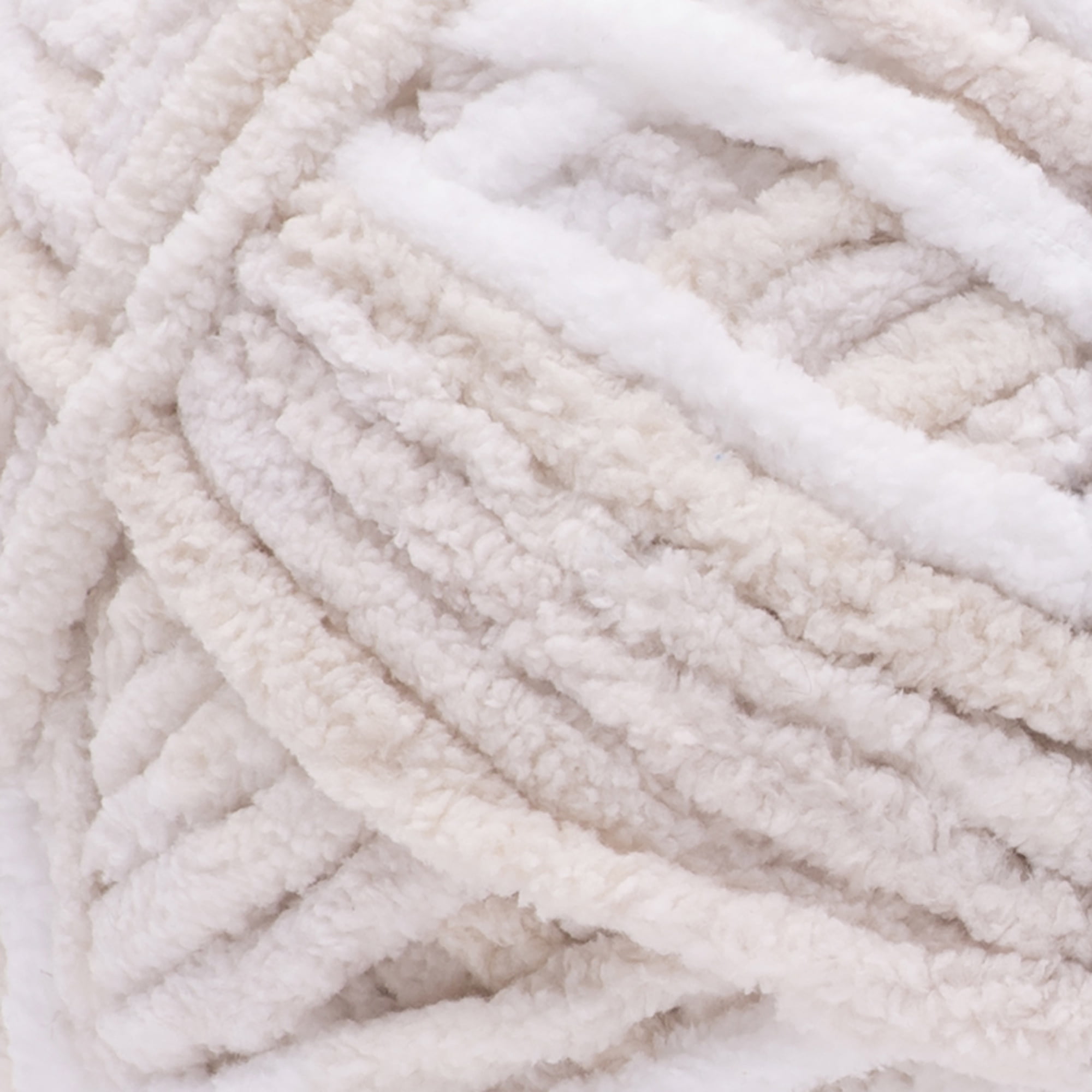 Bernat® Blanket™ #6 Super Bulky Polyester Yarn, Beach Foam 10.5oz/300g 220 Yards (2Pk)