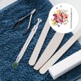 thumbnail image 4 of 1 juego de esponjas para uñas con 4 garras de metal y mini bloques de esponjas reemplazables para decoración de uñas, herramientas para decoración de uñas, accesorios para uñas, 4 of 7