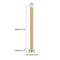 thumbnail image 2 of Uxcell Tornillos de Madera de Latón M6x80mm, Conector Autoperforante de Cabeza Plana Phillips, Paquete de 4, 2 of 5