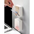 thumbnail image 3 of 10pcs multi piece isolation and dustproof flip storage box, simple hair clip/lipstick/rubber band/toothpick/makeup swab/transparent/hair film/battery/, 3 of 5