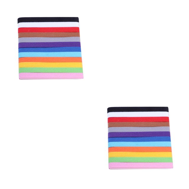 Maytalsory 12 Colors/Set Puppy Newborn Pets Identify Collars Adjustable Nylon Small Pet Dog Collars Kitten Necklace Whelping Puppy Collars 10x350mm 2Set