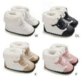 thumbnail image 3 of URMAGIC Prewalker Toddler Boots Premium Soft Anti-Slip Sole Warm Winter Boots for Infant Baby Girls 6-12 Months, 3 of 9