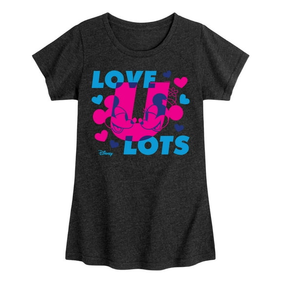 Disney - Love U Lots - Toddler & Youth Girls Short Sleeve Graphic T-Shirt
