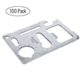 thumbnail image 1 of (100 Pack)  Outdoor 11 in 1 Multi Function Credit Card Sized Tool, 1 of 7
