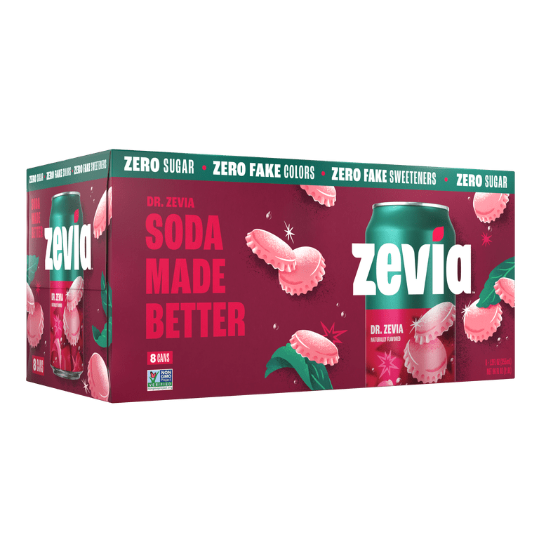 Zevia Zero Calorie Dr. Zevia Soda Pop, 12 fl oz, 8 Pack photo 2