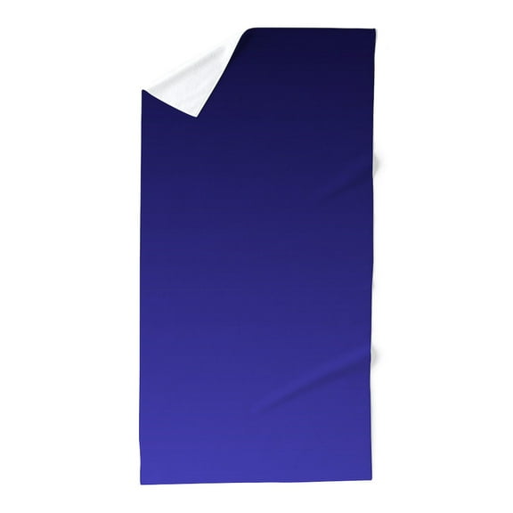 CafePress - Royal Blue Ombre - Large Beach Towel, Soft 30"x60" Towel with Unique Design