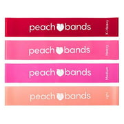 Peach Bands Resistance Bands Set - Exercise Workout Booty Bands for Legs and Butt