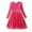Hot Pink, variant on Girls Christmas Dress Size 8 Plaid Long Sleeve Girls Party Dress Snowflake Embroidery Gown for Holiday Winter Formal Occasions and Special Events Red-B Size 8-9 Years