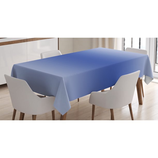Ombre Tablecloth, Clear Skies on a Summer Day Inspired Themed Sky Blue