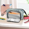 thumbnail image 6 of Nylon Fish Mouth Pencil Case with Large Capacity Zipper Pencil Pouch Delicate Dragonflies Pattern Pencil Bag Organizers, 6 of 7