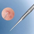 thumbnail image 3 of Facial Tools,Pore Cleaner Tool,Stainless Steel Blackhead Shovel For Cleaning Manual Blackhead Squeezing Tool(C), 3 of 6