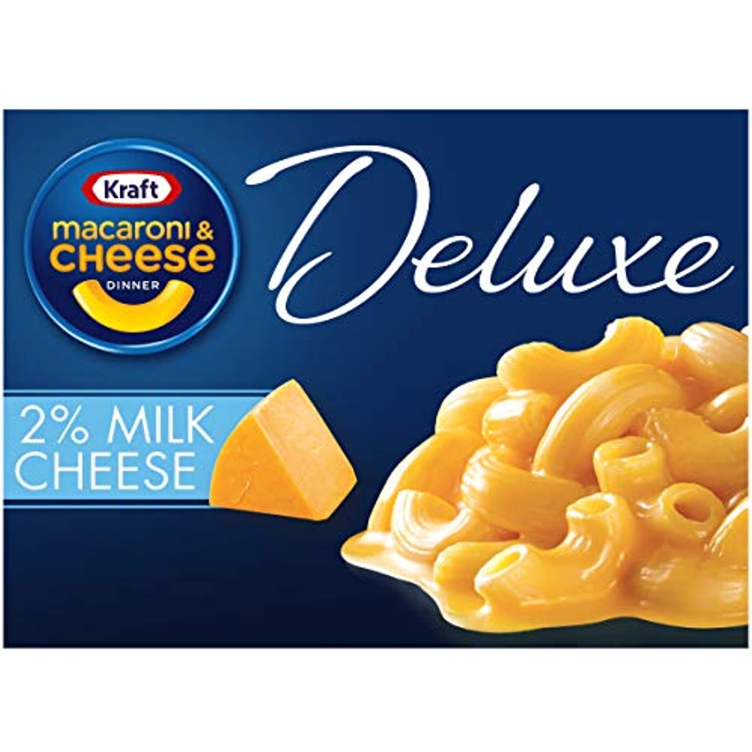 Kraft Deluxe Macaroni And Cheese Made With 2 Milk Cheese Meal (14 Oz