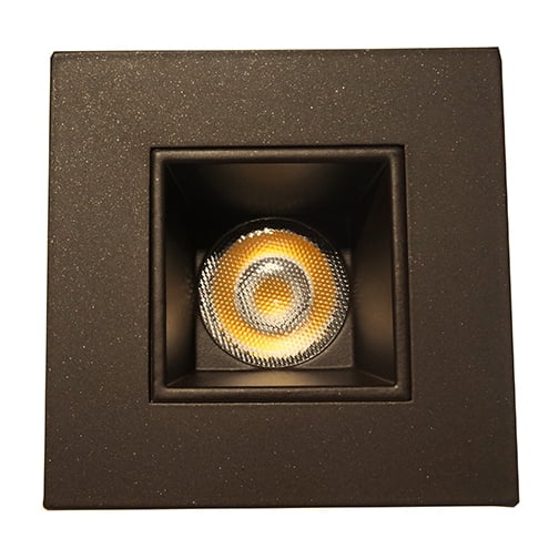 NICOR 2 in. Square LED Downlight in Oil-Rubbed Bronze, 3000K