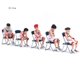 thumbnail image 3 of Figuras de acción de Slam Dunk, juguete de PVC, kaade Rukawa, Hanamichi, Sakuragi, Takenori, Miyagi, Ryota, modelo de coche colgante, 5 unids/set por Set, 3 of 4
