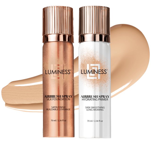 Kit de Base y Prebase en Spray con Aerógrafo LUMINESS Silk